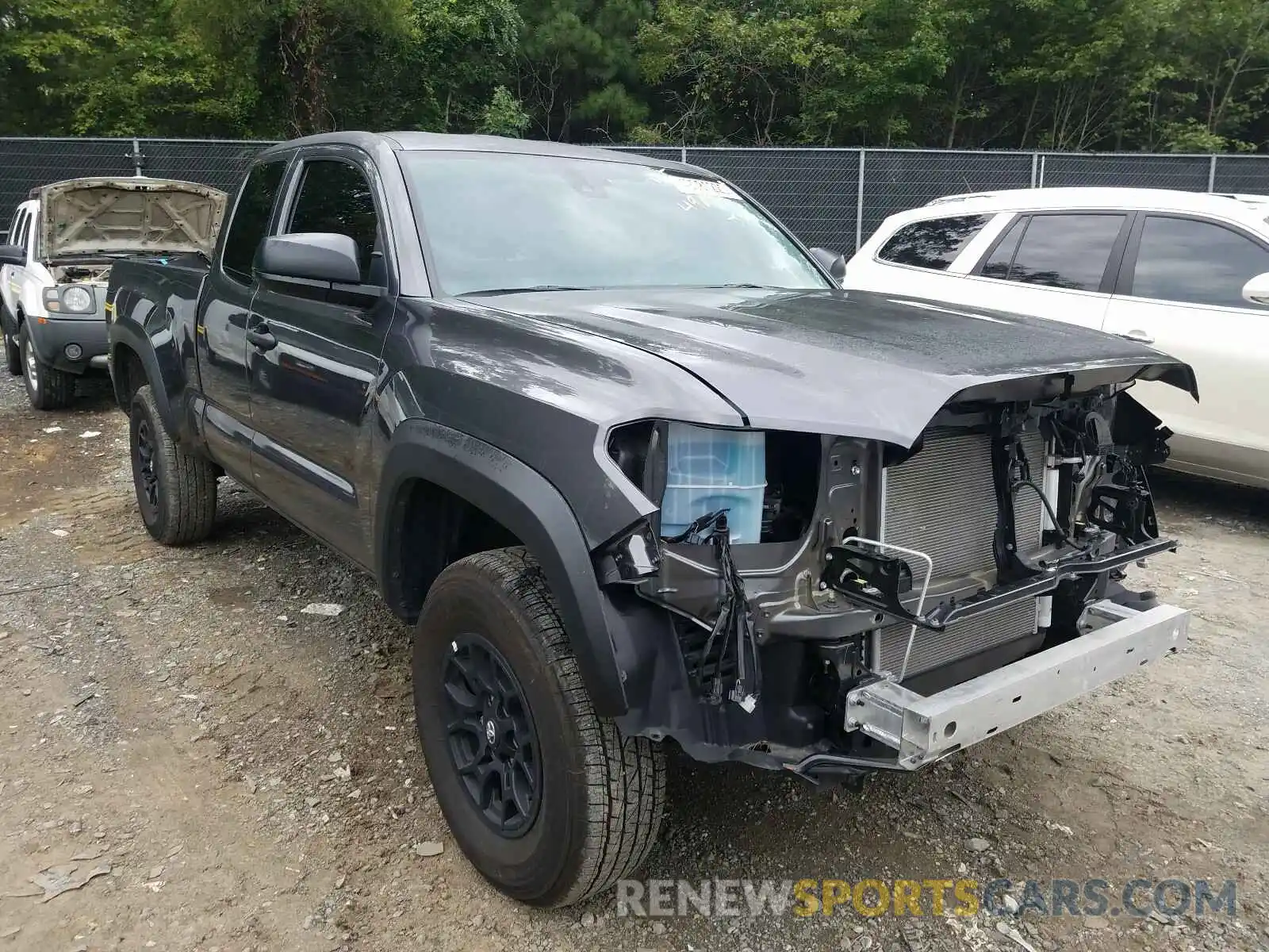 1 Photograph of a damaged car 5TFSX5ENXKX071030 TOYOTA TACOMA 2019