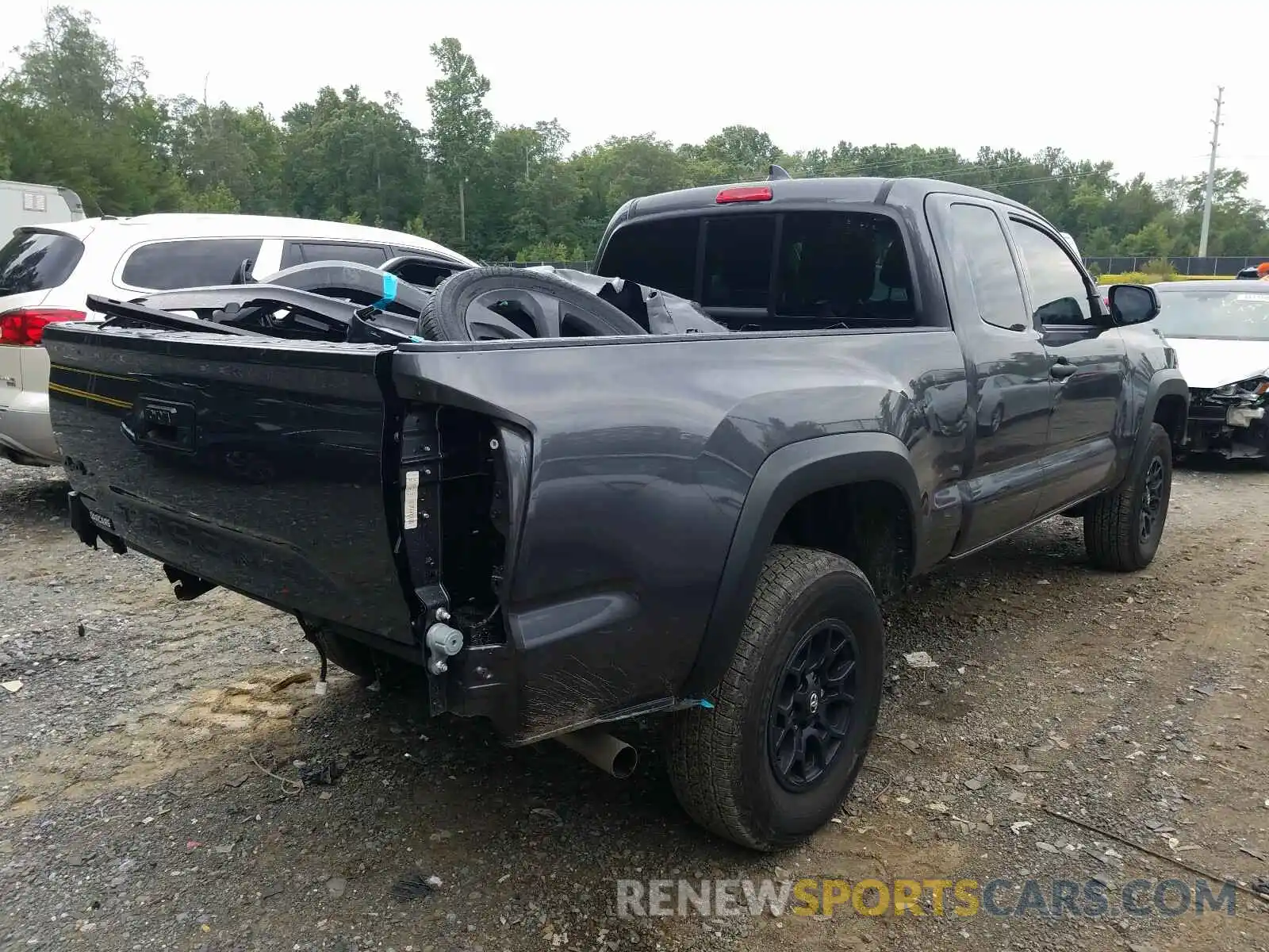 4 Фотография поврежденного автомобиля 5TFSX5ENXKX071030 TOYOTA TACOMA 2019