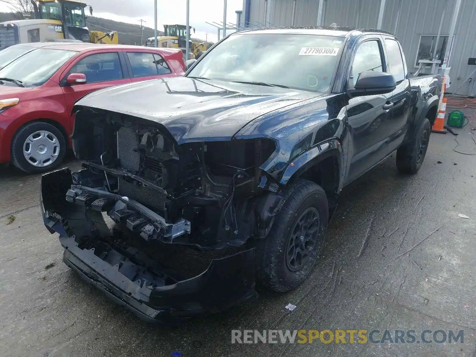 2 Photograph of a damaged car 5TFSZ5AN0KX177132 TOYOTA TACOMA 2019