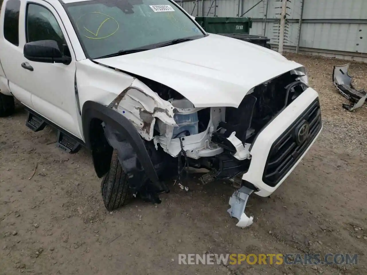 9 Photograph of a damaged car 5TFSZ5AN0KX181763 TOYOTA TACOMA 2019