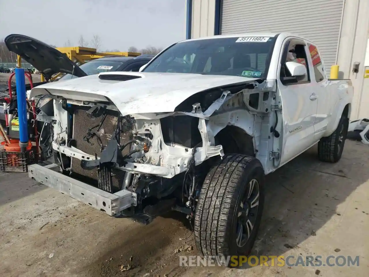 2 Photograph of a damaged car 5TFSZ5AN0KX185666 TOYOTA TACOMA 2019