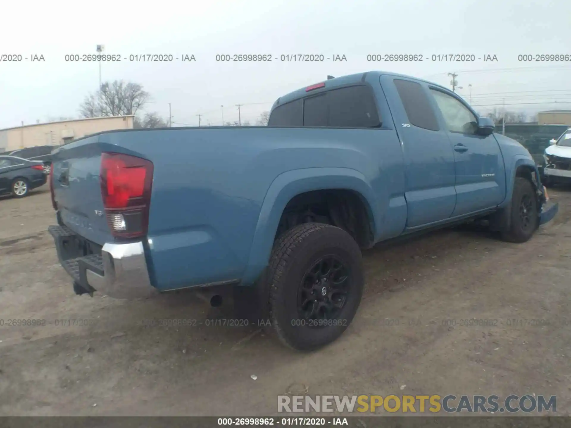 4 Photograph of a damaged car 5TFSZ5AN0KX193427 TOYOTA TACOMA 2019