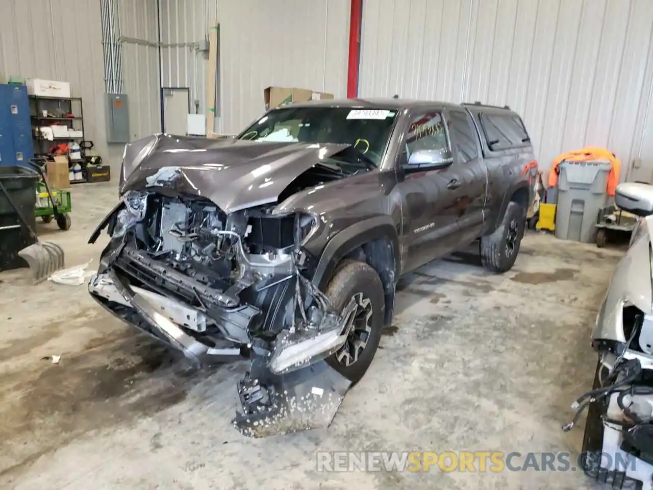 2 Photograph of a damaged car 5TFSZ5AN1KX167404 TOYOTA TACOMA 2019