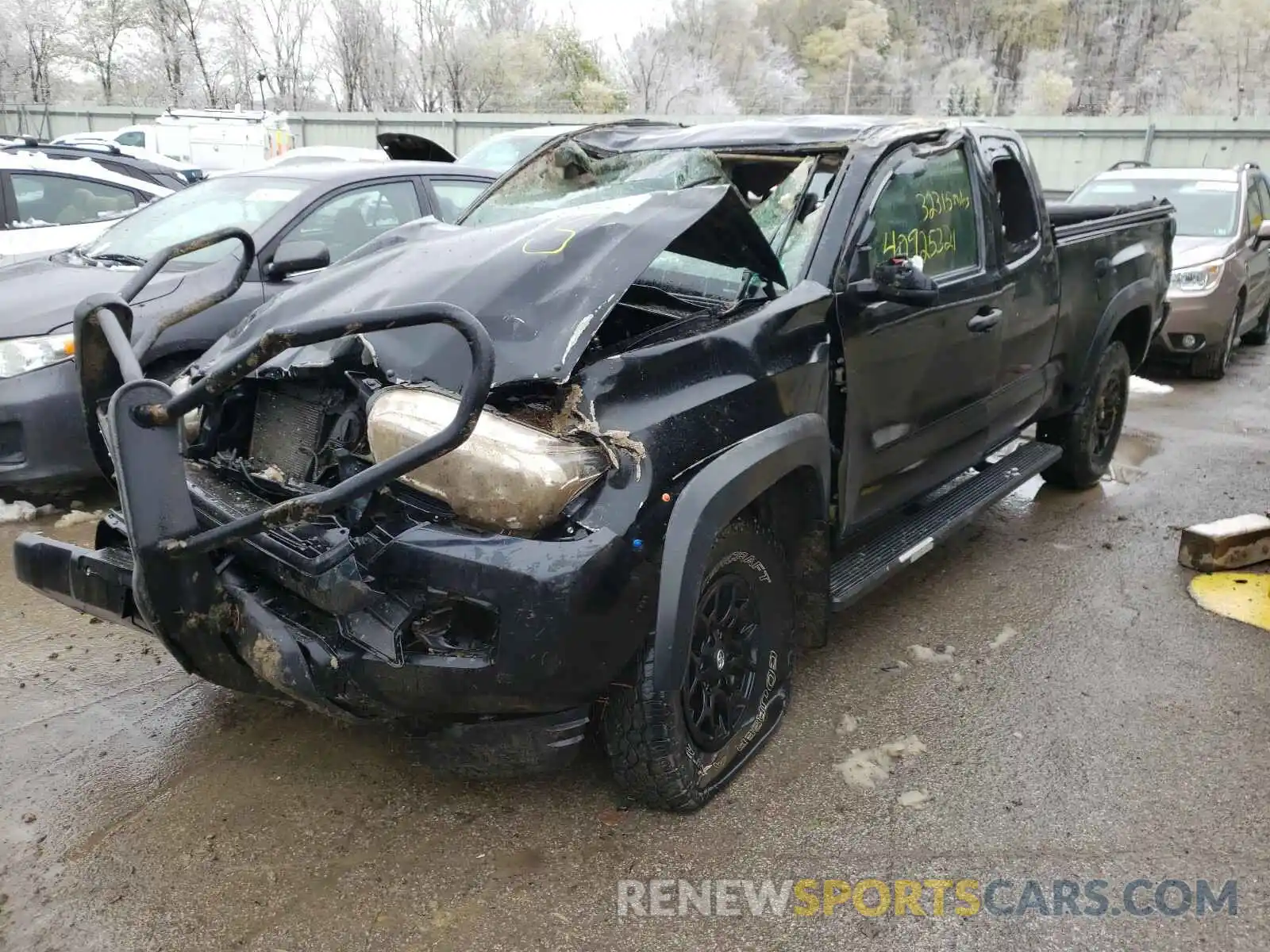 2 Photograph of a damaged car 5TFSZ5AN1KX168052 TOYOTA TACOMA 2019