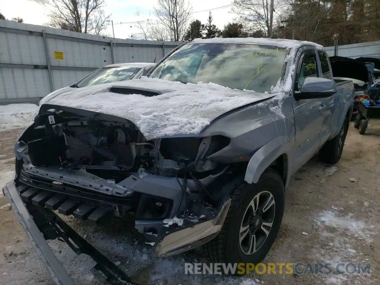 2 Photograph of a damaged car 5TFSZ5AN1KX169492 TOYOTA TACOMA 2019