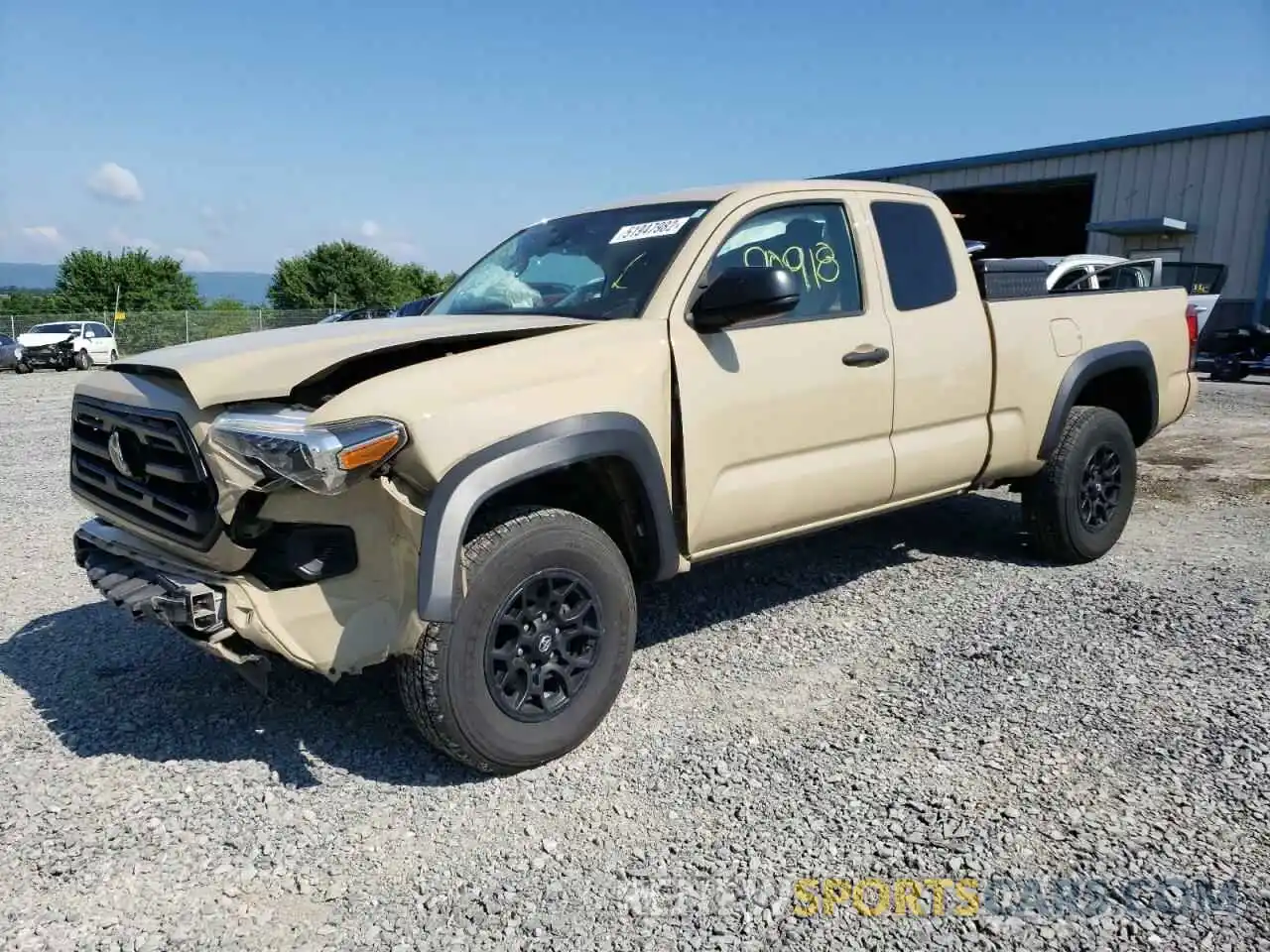 2 Photograph of a damaged car 5TFSZ5AN1KX170495 TOYOTA TACOMA 2019