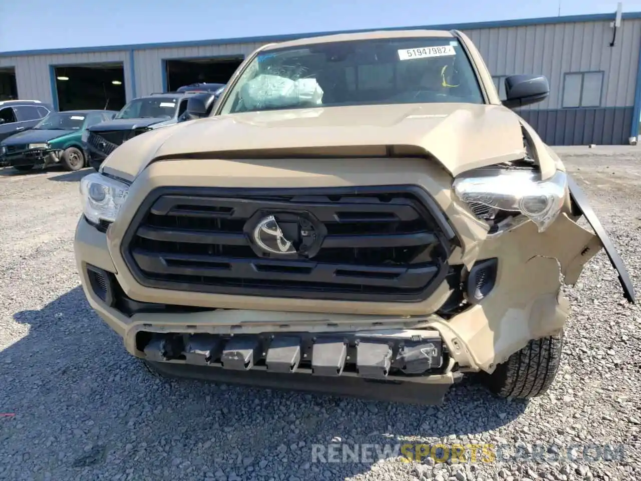 9 Photograph of a damaged car 5TFSZ5AN1KX170495 TOYOTA TACOMA 2019