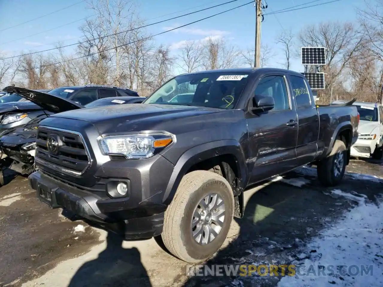 2 Photograph of a damaged car 5TFSZ5AN1KX172229 TOYOTA TACOMA 2019