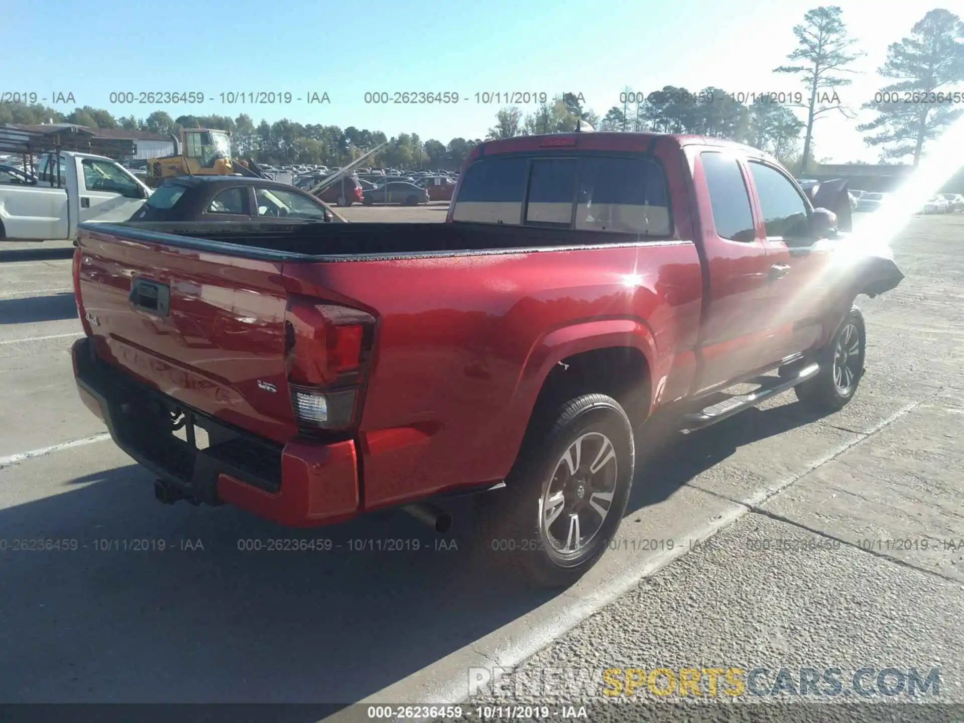 4 Photograph of a damaged car 5TFSZ5AN1KX172571 TOYOTA TACOMA 2019