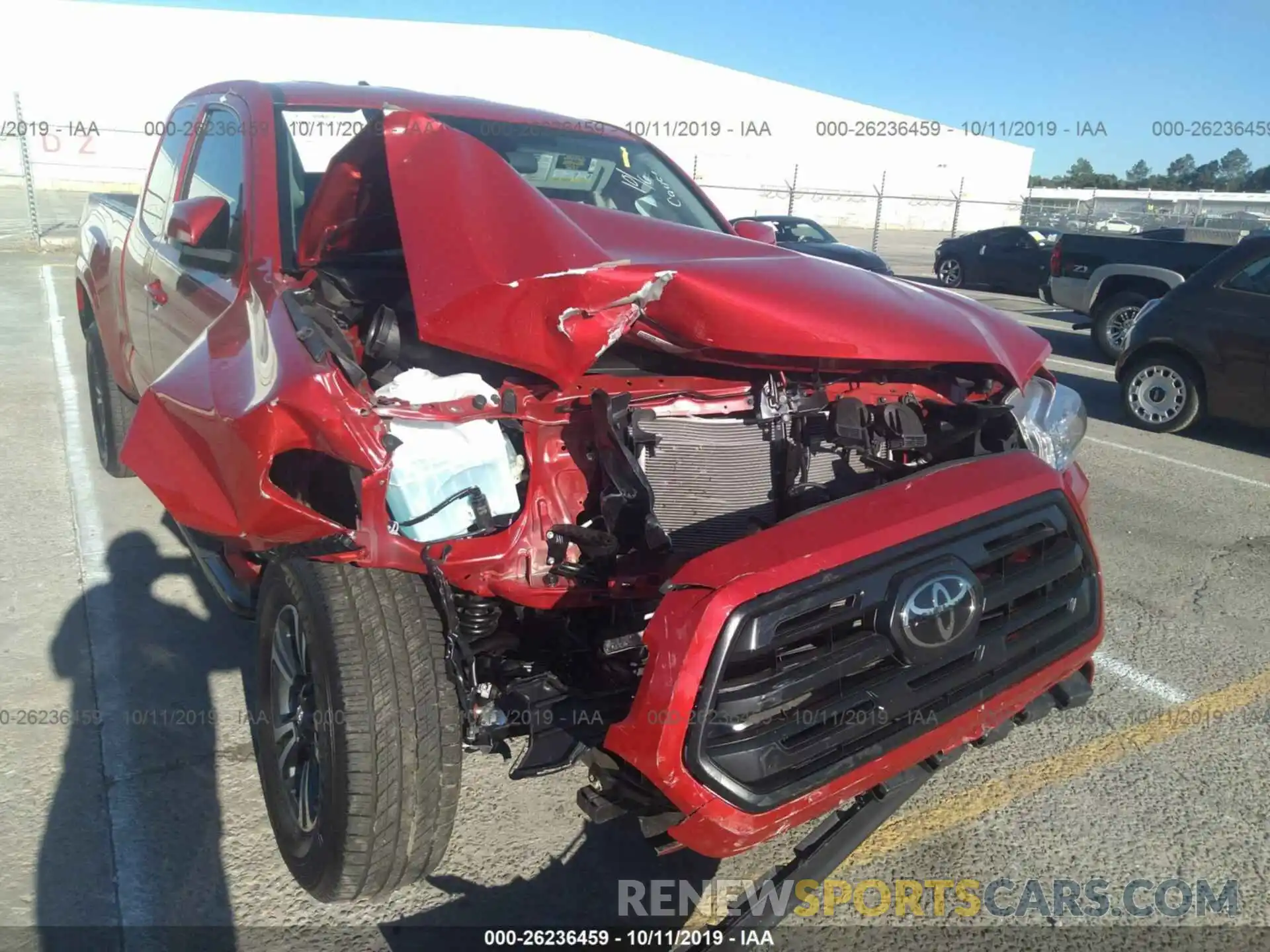 6 Photograph of a damaged car 5TFSZ5AN1KX172571 TOYOTA TACOMA 2019