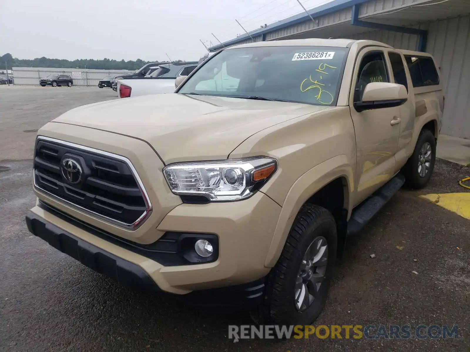 2 Photograph of a damaged car 5TFSZ5AN1KX177012 TOYOTA TACOMA 2019