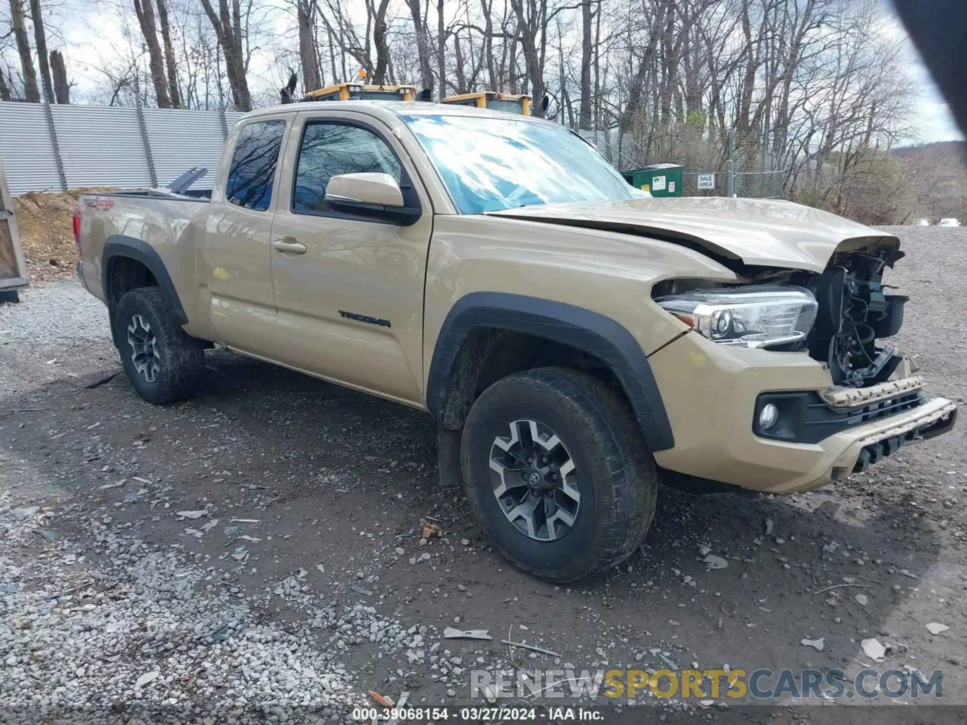 1 Photograph of a damaged car 5TFSZ5AN1KX189077 TOYOTA TACOMA 2019