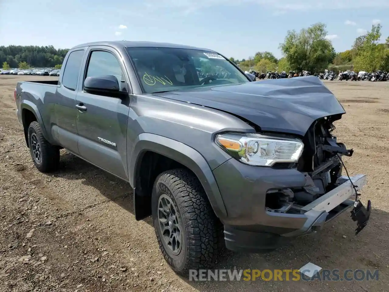 1 Photograph of a damaged car 5TFSZ5AN1KX206606 TOYOTA TACOMA 2019