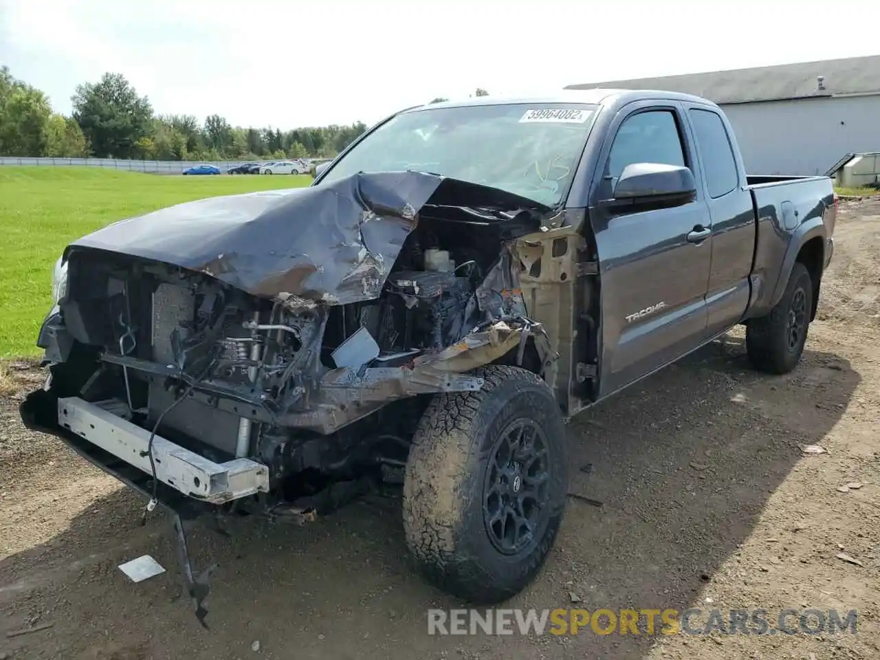 2 Photograph of a damaged car 5TFSZ5AN1KX206606 TOYOTA TACOMA 2019