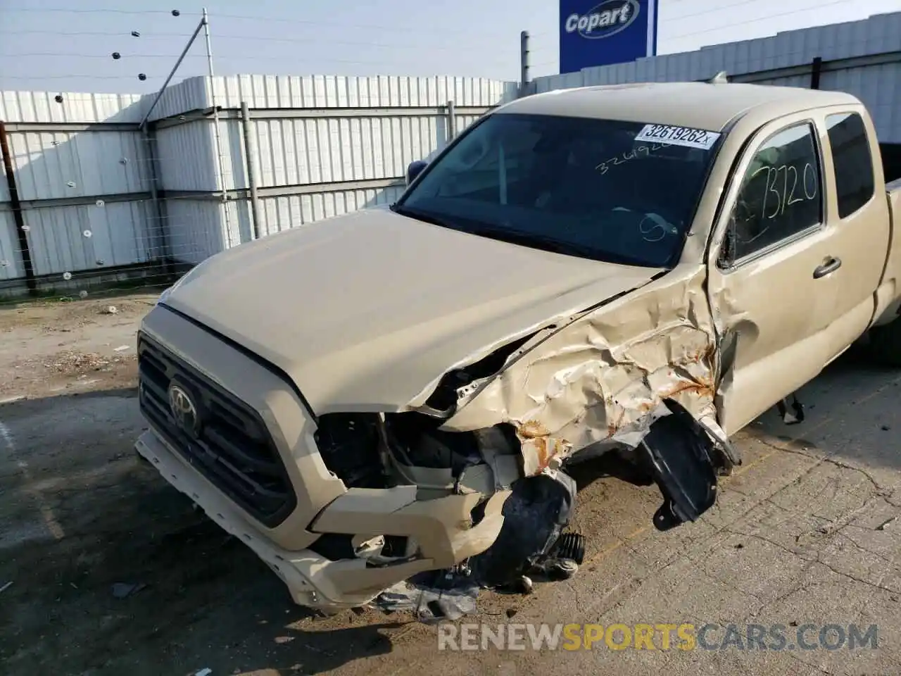 9 Photograph of a damaged car 5TFSZ5AN1KX207321 TOYOTA TACOMA 2019