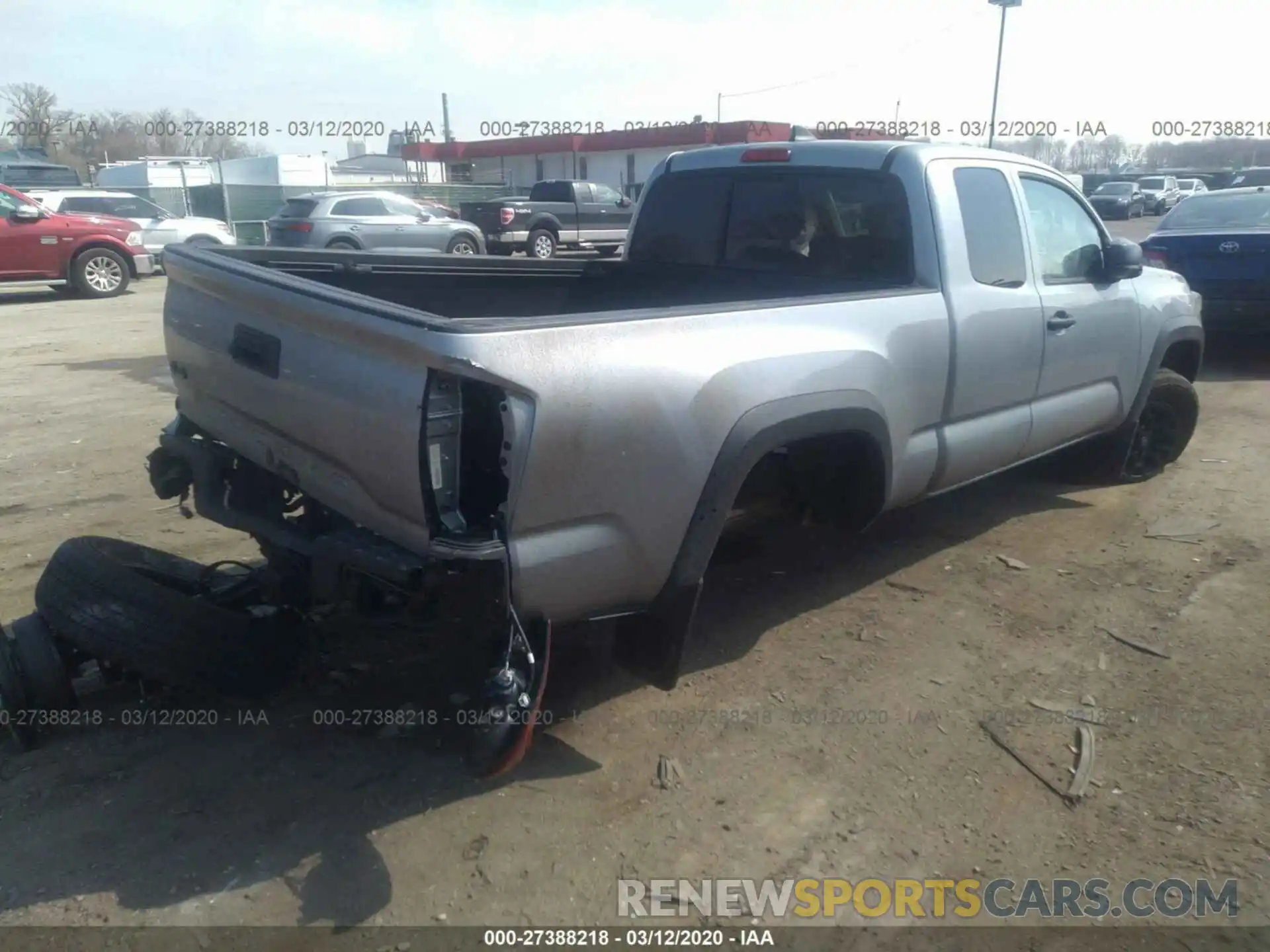 4 Photograph of a damaged car 5TFSZ5AN2KX196443 TOYOTA TACOMA 2019