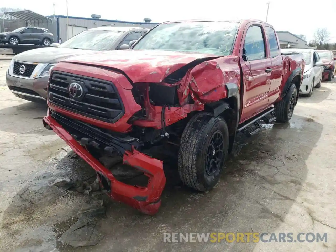 2 Photograph of a damaged car 5TFSZ5AN3KX165637 TOYOTA TACOMA 2019