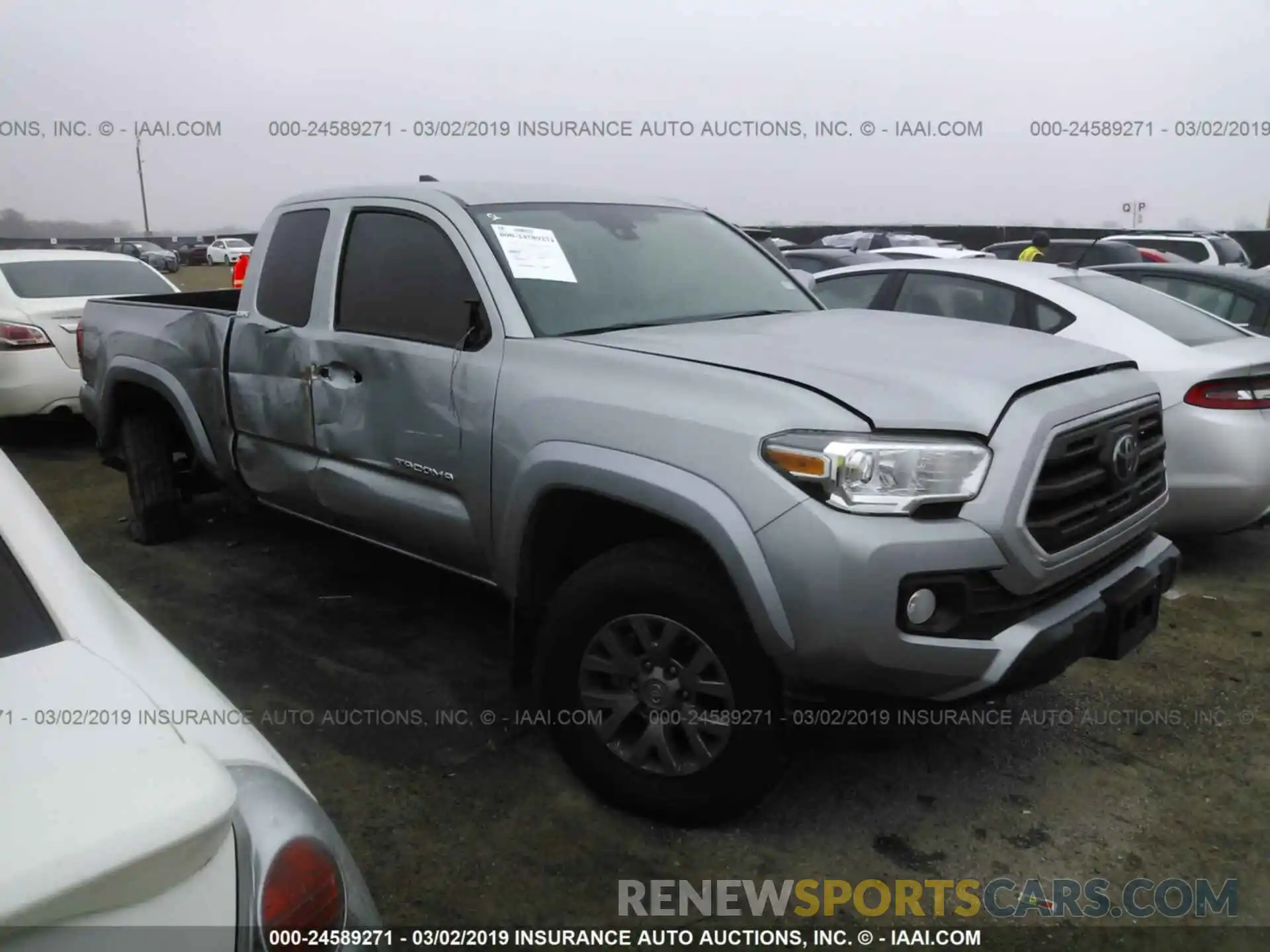 1 Photograph of a damaged car 5TFSZ5AN3KX169137 TOYOTA TACOMA 2019