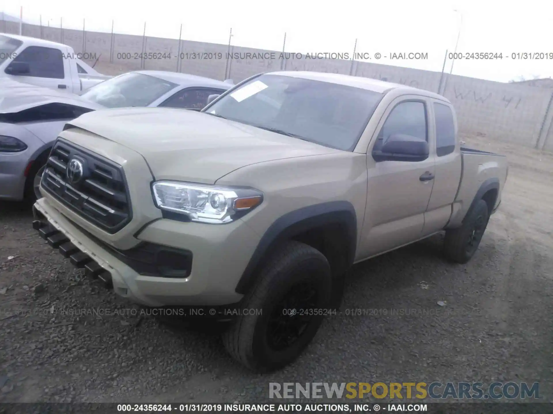 2 Photograph of a damaged car 5TFSZ5AN3KX171860 TOYOTA TACOMA 2019