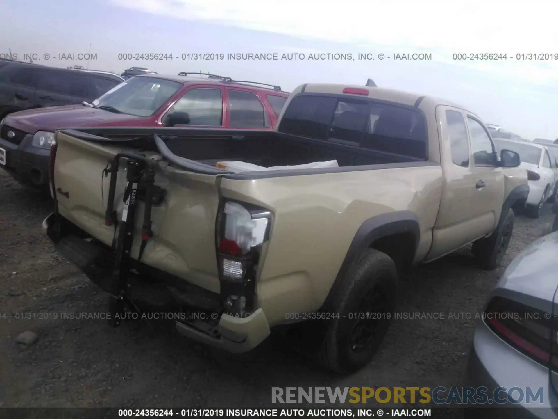 4 Photograph of a damaged car 5TFSZ5AN3KX171860 TOYOTA TACOMA 2019