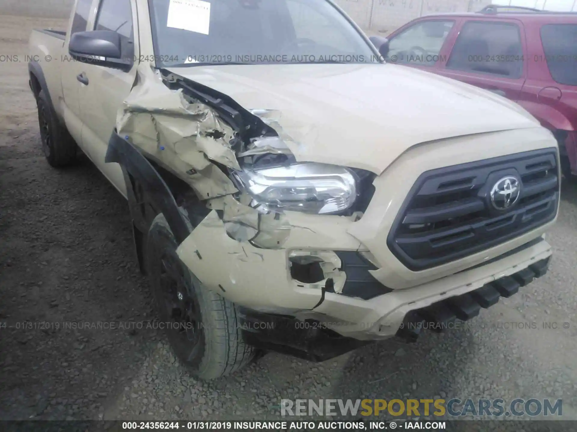 6 Photograph of a damaged car 5TFSZ5AN3KX171860 TOYOTA TACOMA 2019