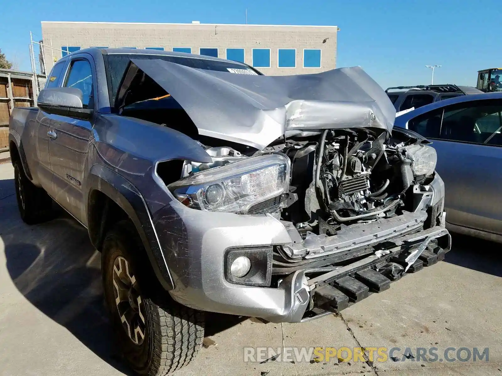 1 Photograph of a damaged car 5TFSZ5AN3KX173219 TOYOTA TACOMA 2019