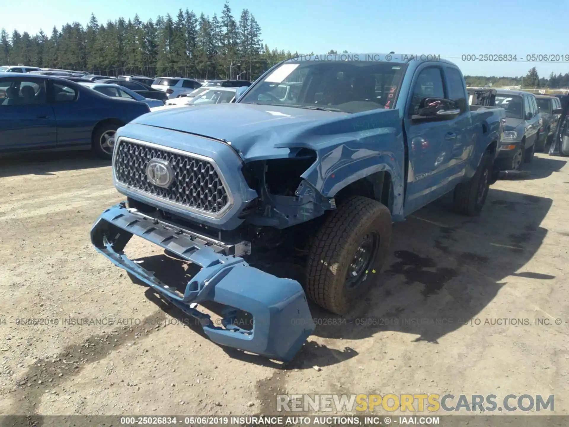 2 Фотография поврежденного автомобиля 5TFSZ5AN3KX177545 TOYOTA TACOMA 2019