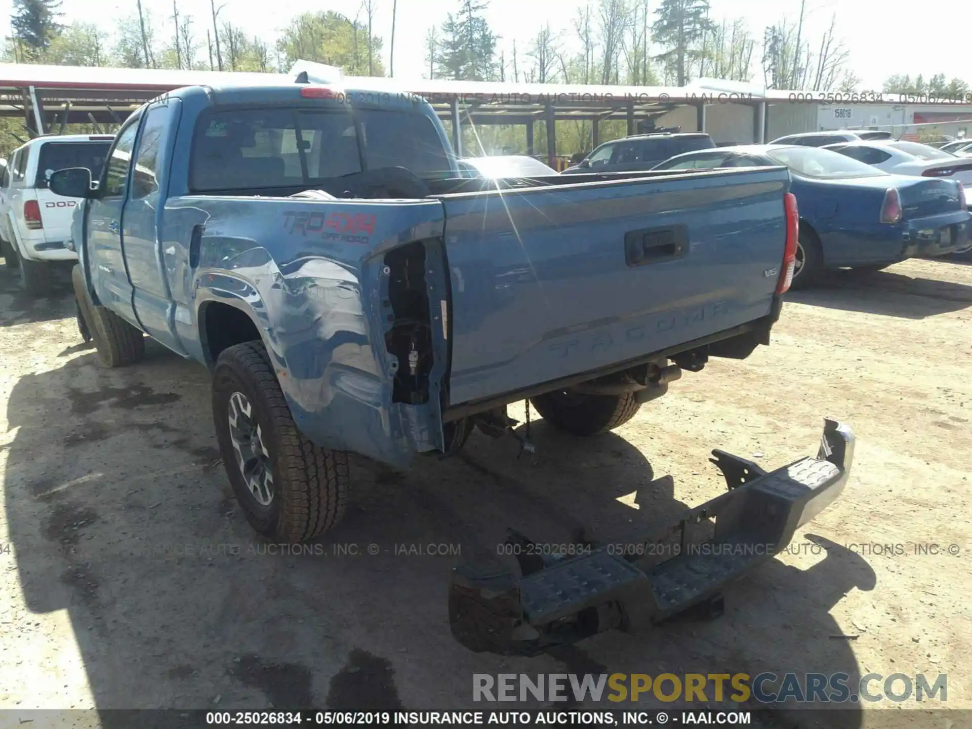 3 Photograph of a damaged car 5TFSZ5AN3KX177545 TOYOTA TACOMA 2019