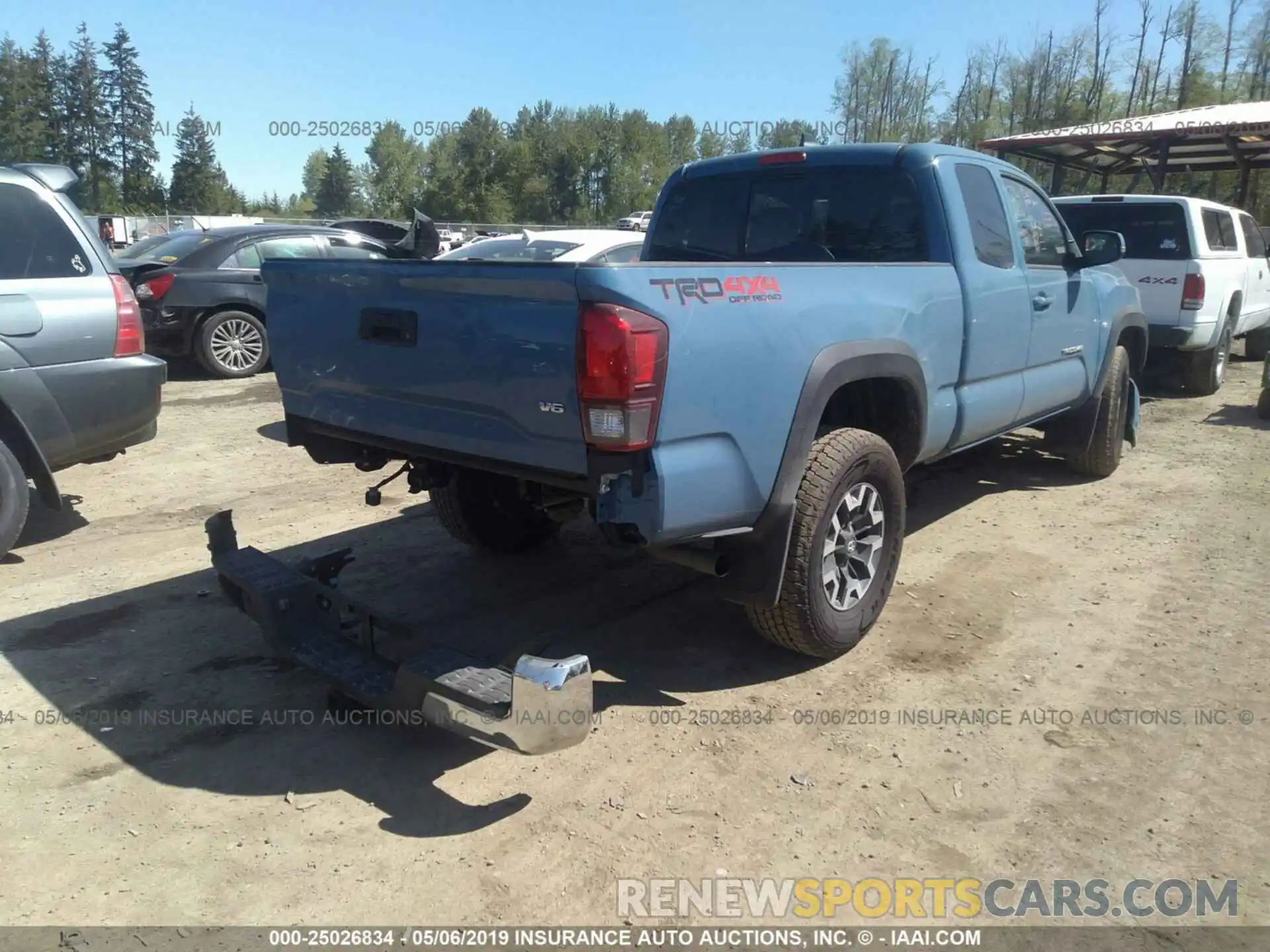 4 Фотография поврежденного автомобиля 5TFSZ5AN3KX177545 TOYOTA TACOMA 2019