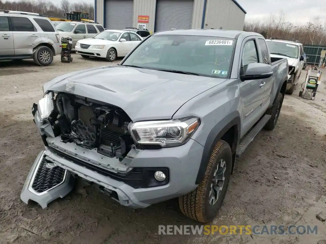 2 Фотография поврежденного автомобиля 5TFSZ5AN3KX191302 TOYOTA TACOMA 2019