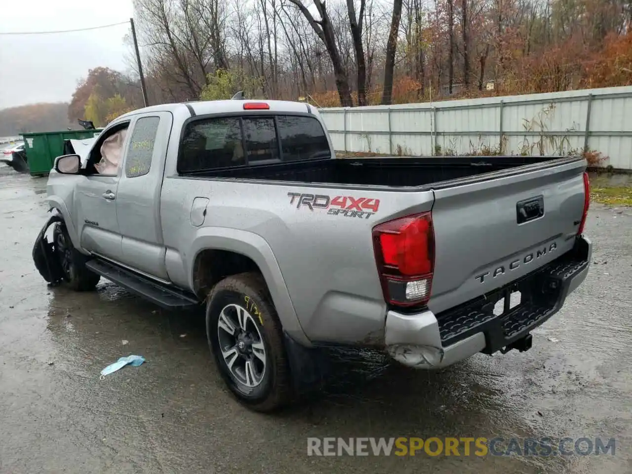 3 Photograph of a damaged car 5TFSZ5AN3KX191767 TOYOTA TACOMA 2019