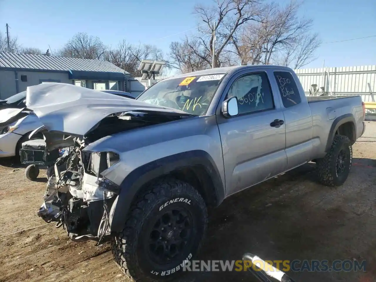 2 Photograph of a damaged car 5TFSZ5AN4KX182317 TOYOTA TACOMA 2019