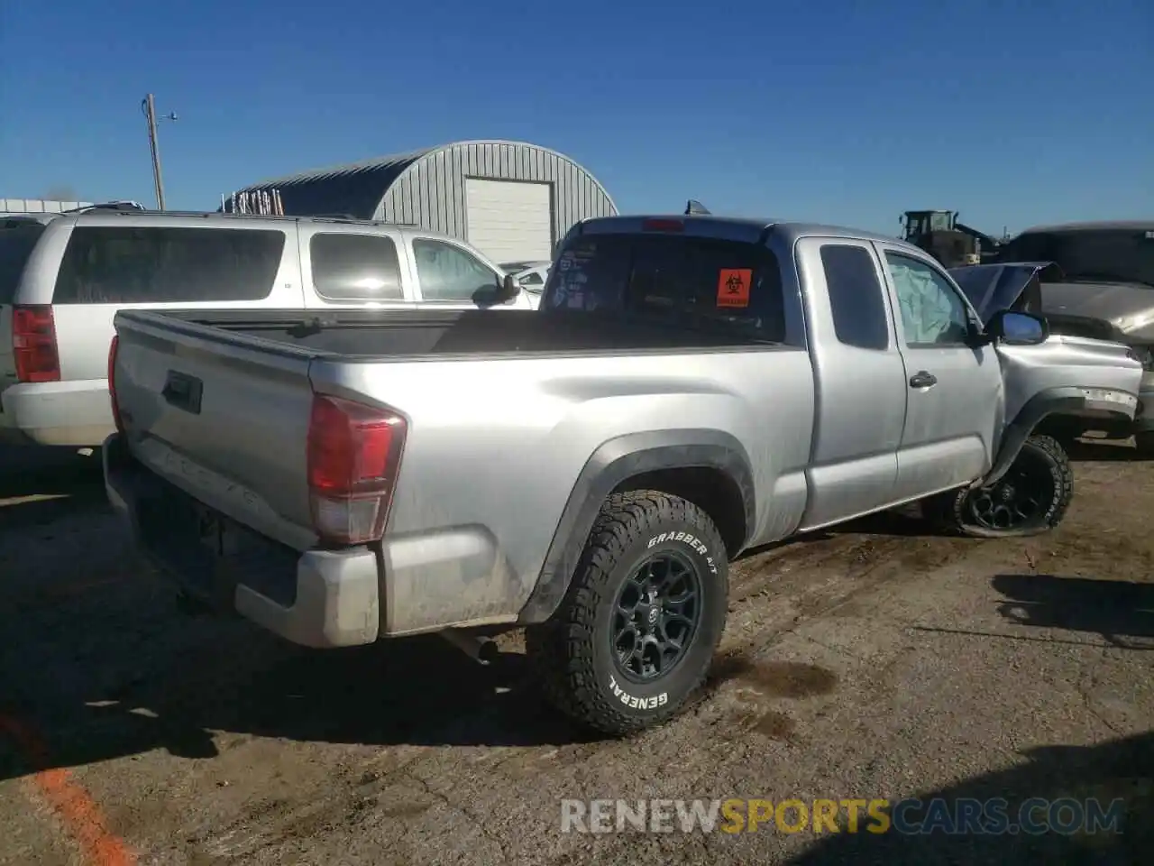 4 Фотография поврежденного автомобиля 5TFSZ5AN4KX182317 TOYOTA TACOMA 2019