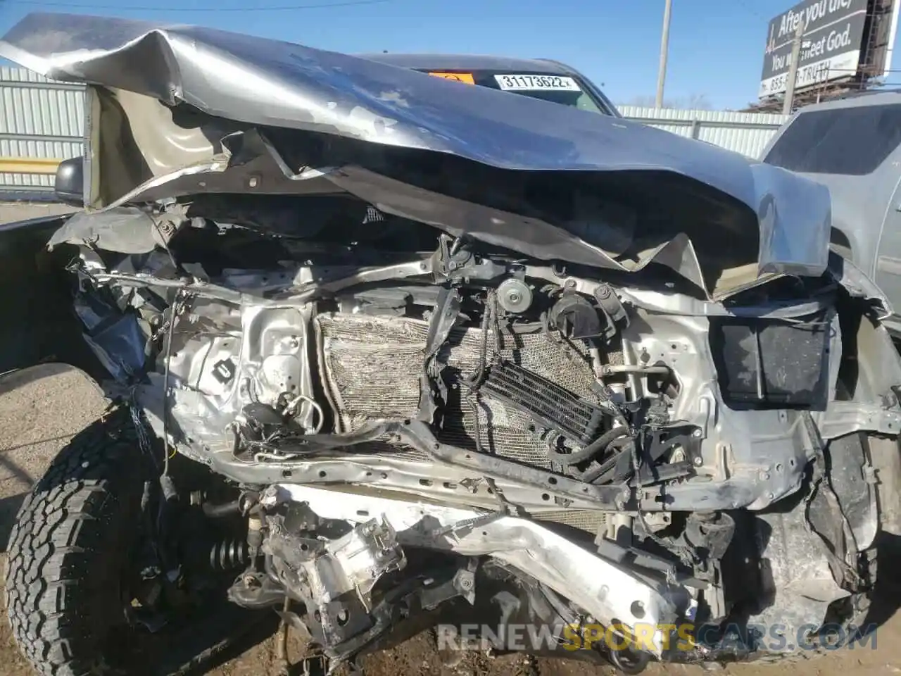 7 Photograph of a damaged car 5TFSZ5AN4KX182317 TOYOTA TACOMA 2019