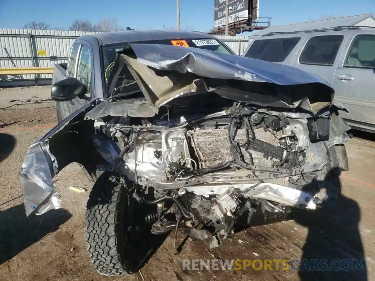 9 Photograph of a damaged car 5TFSZ5AN4KX182317 TOYOTA TACOMA 2019