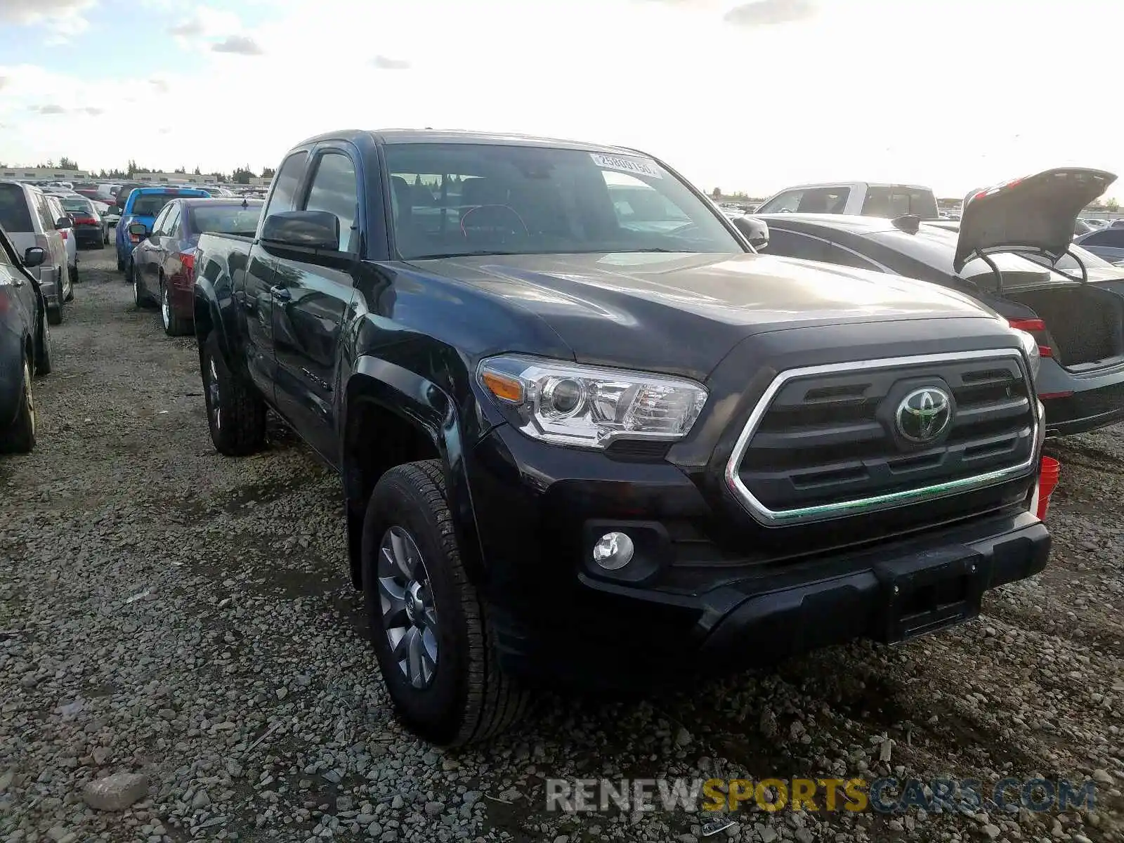 1 Photograph of a damaged car 5TFSZ5AN4KX185010 TOYOTA TACOMA 2019