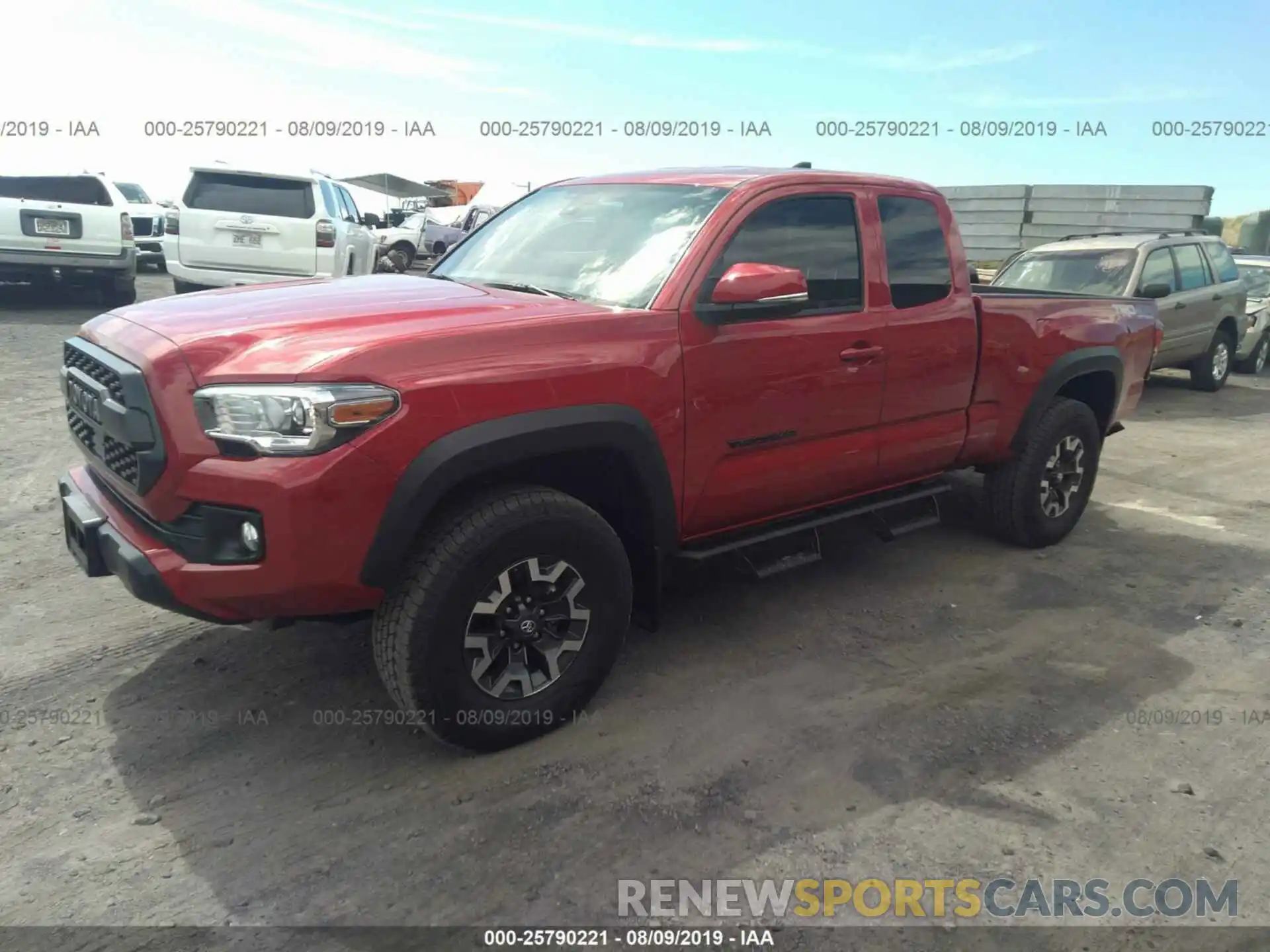 2 Photograph of a damaged car 5TFSZ5AN4KX189851 TOYOTA TACOMA 2019