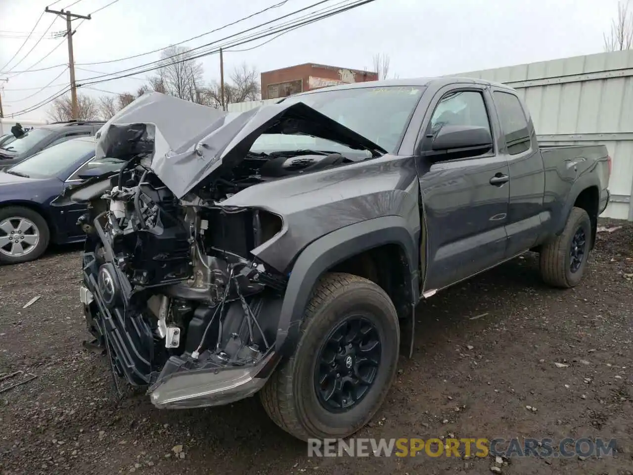 2 Photograph of a damaged car 5TFSZ5AN4KX209757 TOYOTA TACOMA 2019