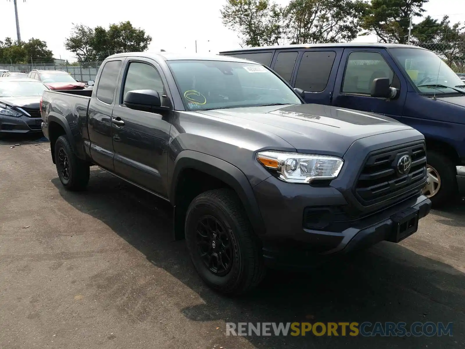 1 Photograph of a damaged car 5TFSZ5AN5KX168121 TOYOTA TACOMA 2019