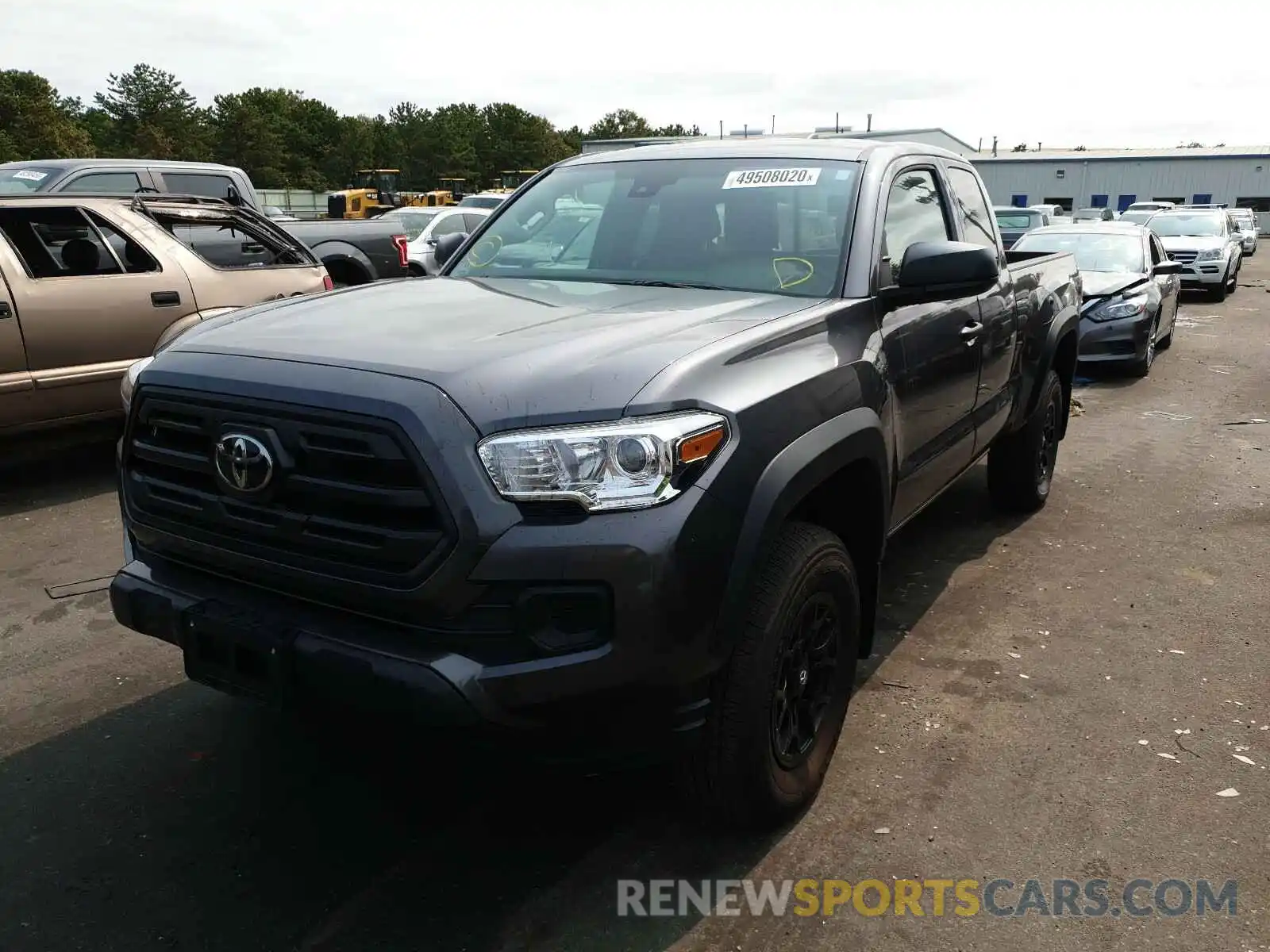 2 Photograph of a damaged car 5TFSZ5AN5KX168121 TOYOTA TACOMA 2019