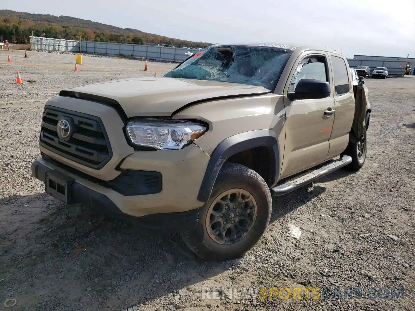 2 Photograph of a damaged car 5TFSZ5AN5KX169379 TOYOTA TACOMA 2019