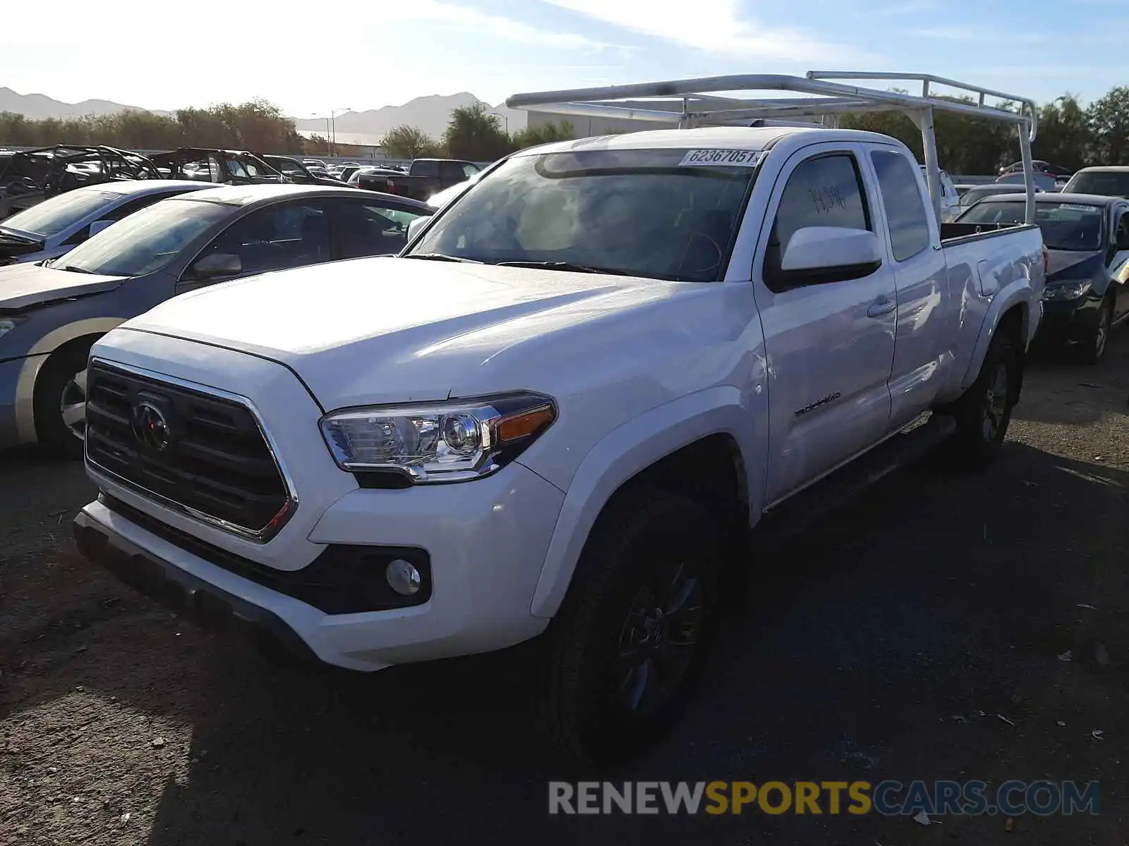 2 Photograph of a damaged car 5TFSZ5AN5KX172072 TOYOTA TACOMA 2019