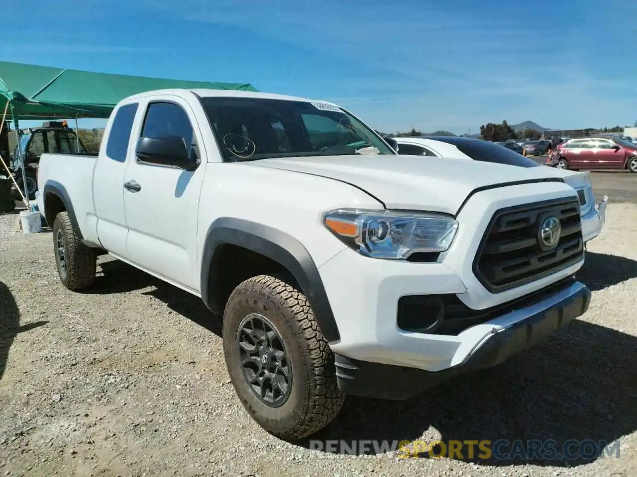 1 Photograph of a damaged car 5TFSZ5AN5KX172136 TOYOTA TACOMA 2019