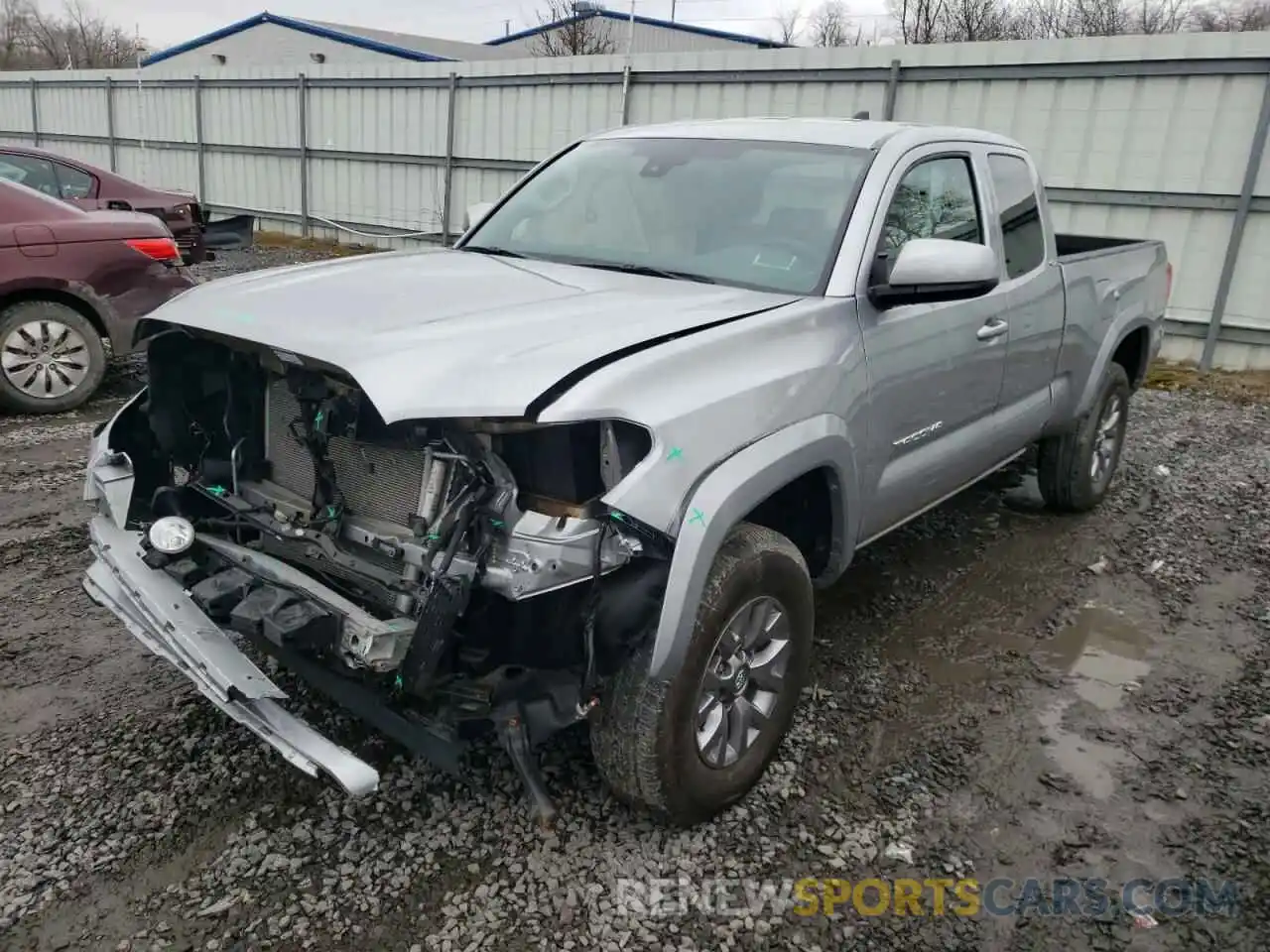 2 Photograph of a damaged car 5TFSZ5AN5KX176798 TOYOTA TACOMA 2019