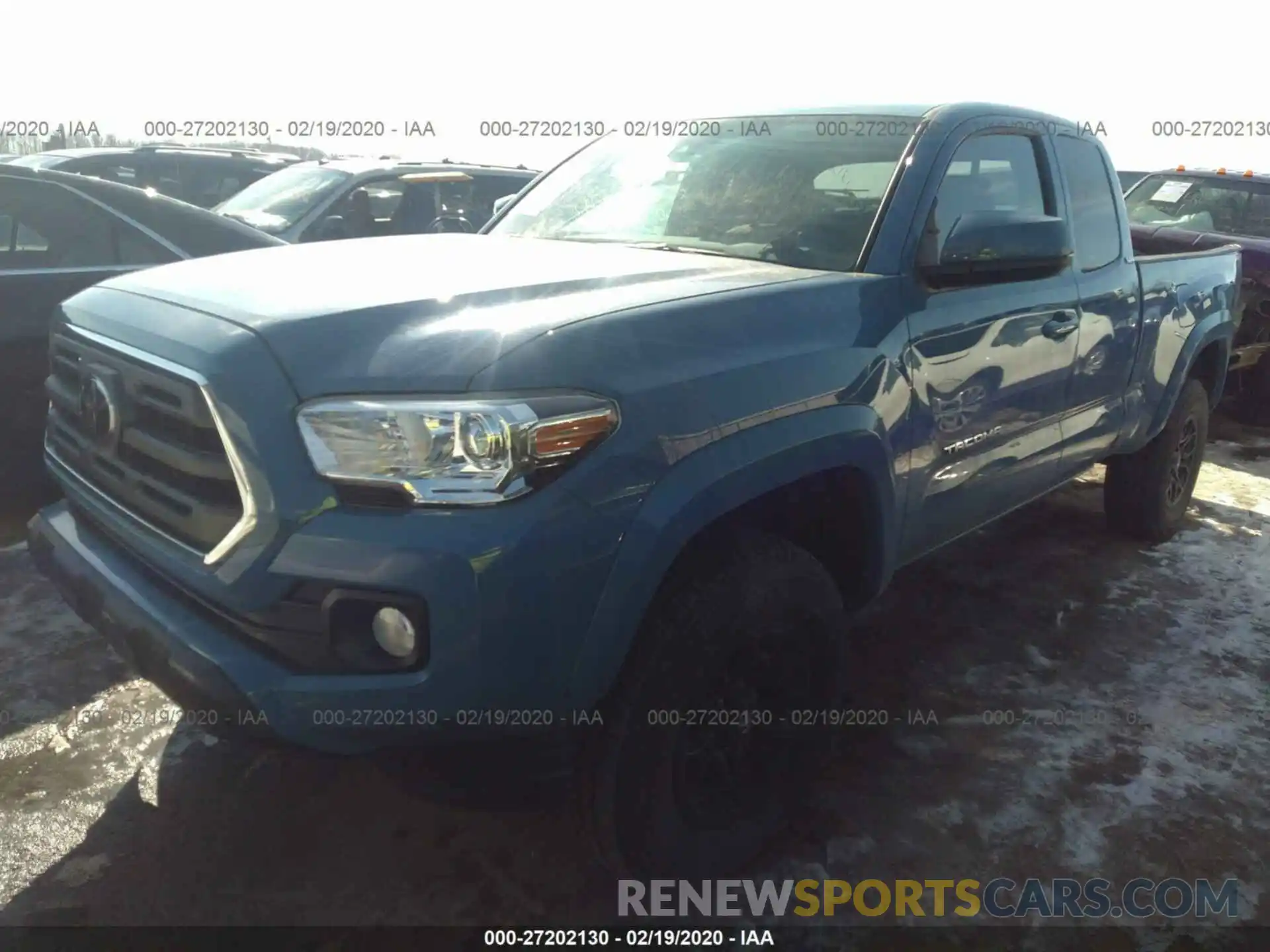 2 Photograph of a damaged car 5TFSZ5AN5KX205362 TOYOTA TACOMA 2019