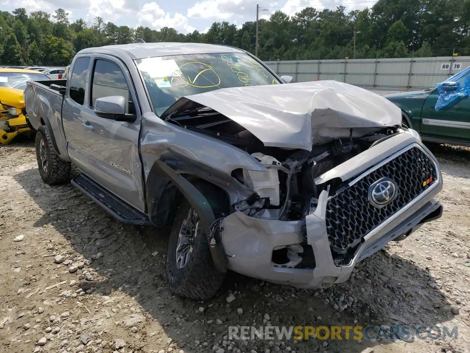 1 Photograph of a damaged car 5TFSZ5AN6KX167978 TOYOTA TACOMA 2019