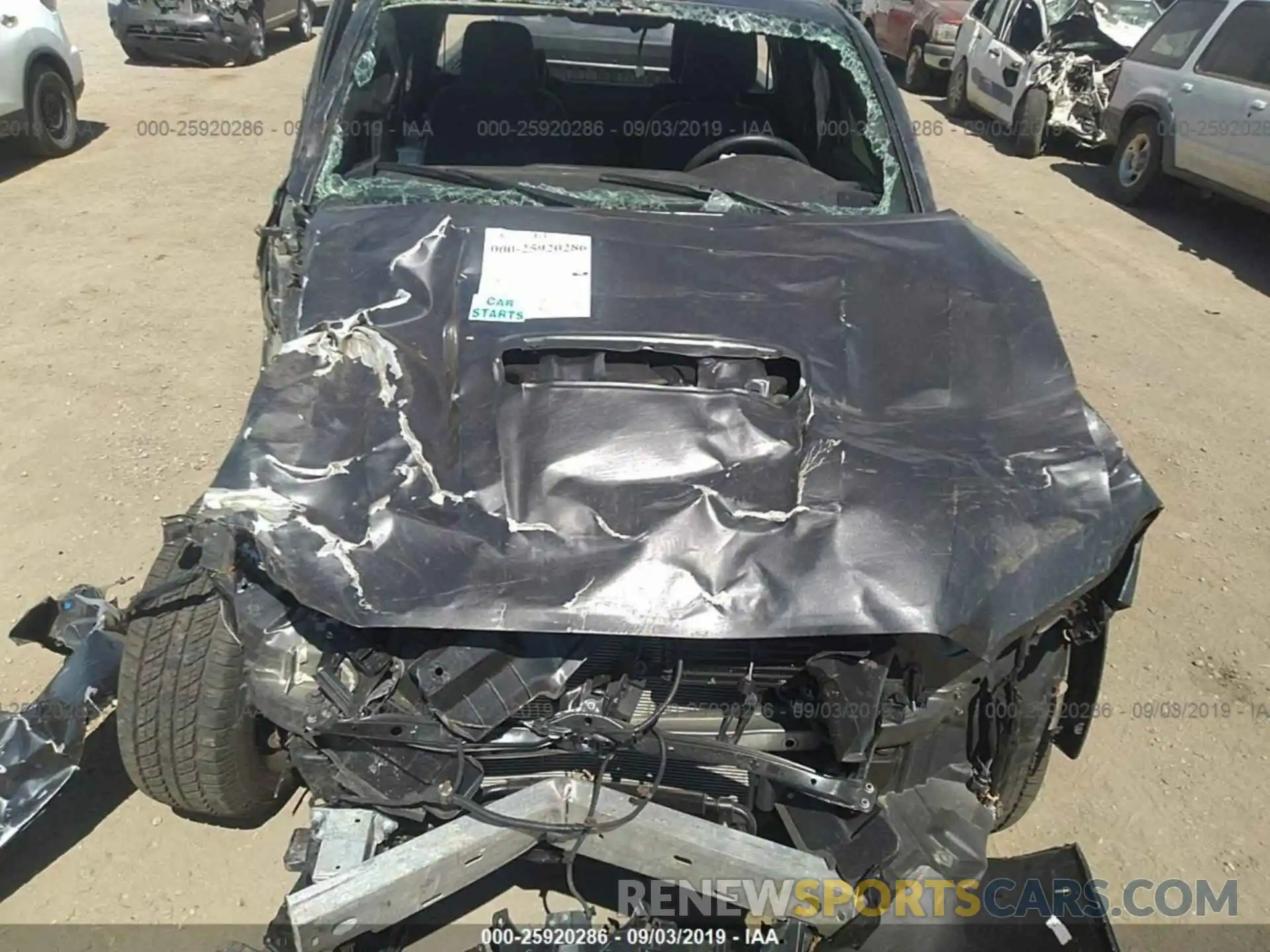 10 Photograph of a damaged car 5TFSZ5AN6KX173277 TOYOTA TACOMA 2019