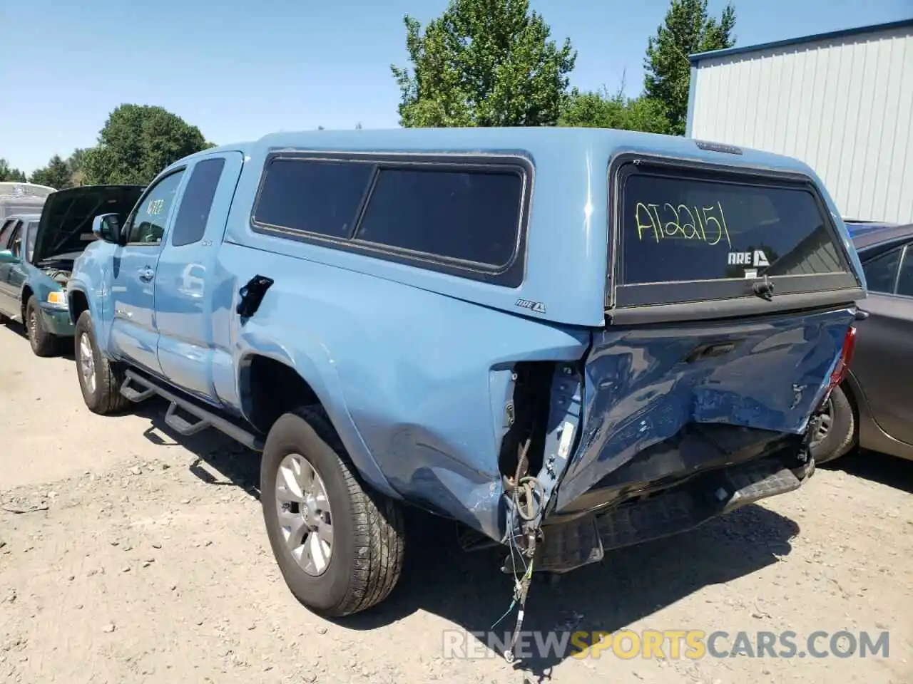 3 Photograph of a damaged car 5TFSZ5AN6KX194971 TOYOTA TACOMA 2019