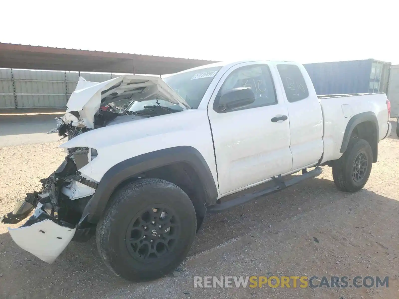 2 Photograph of a damaged car 5TFSZ5AN6KX203555 TOYOTA TACOMA 2019