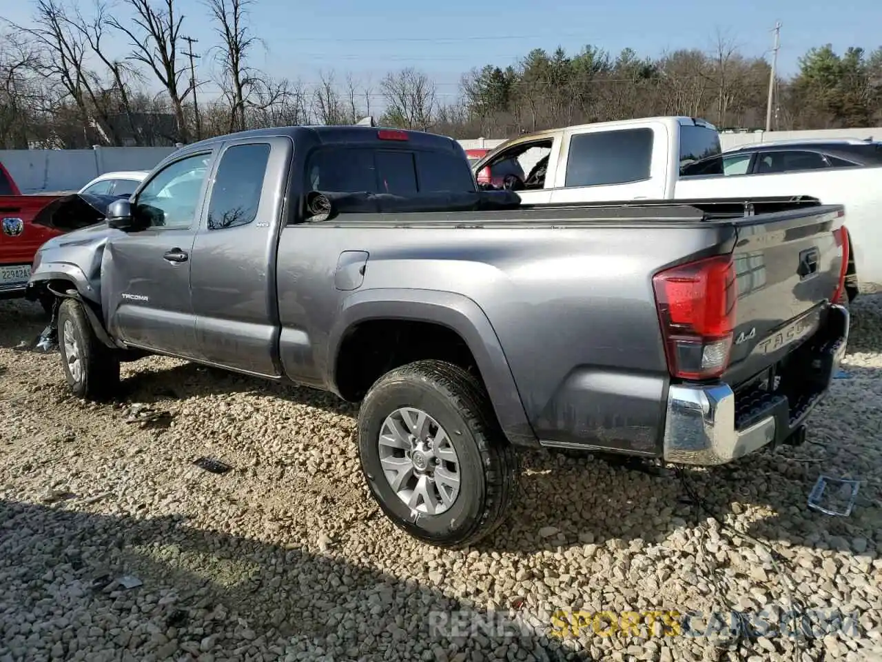 2 Photograph of a damaged car 5TFSZ5AN6KX207492 TOYOTA TACOMA 2019